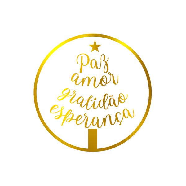 ETIQUETA REDONDA ARVORE DIZERES REF.2172 40UN STICKR