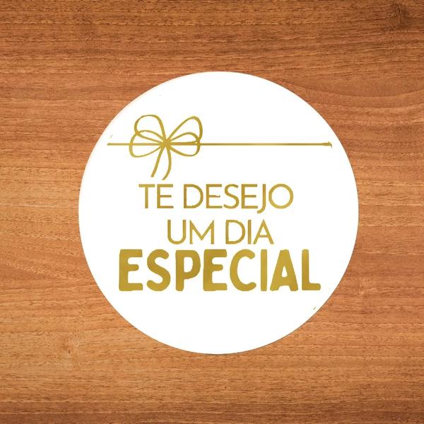ETIQUETA REDONDA DIA ESPECIAL  REF.2307 25UN STICKR
