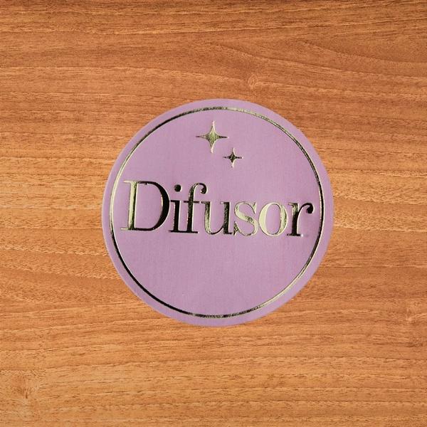 ETIQUETA REDONDA DIFUSOR PINK  REF.2361 20UN STICKR