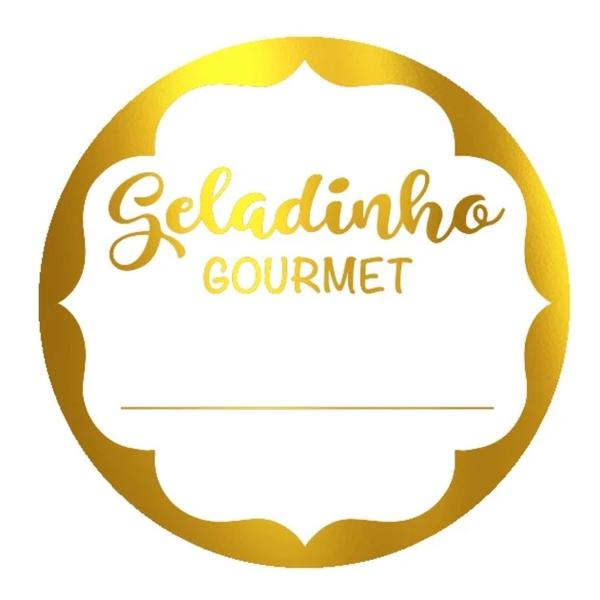 ETIQUETA REDONDA GELADINHO GOURMET REF.2107 50UN STICKR