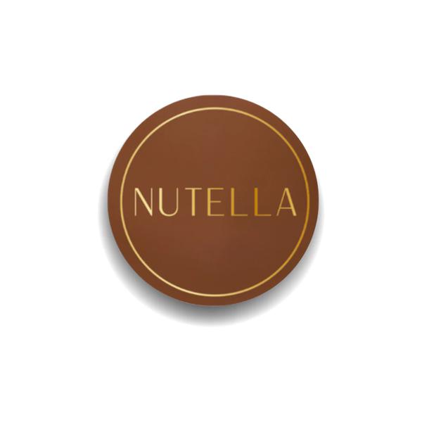 ETIQUETA REDONDA NUTELLA REF.2439 30UN STICKR