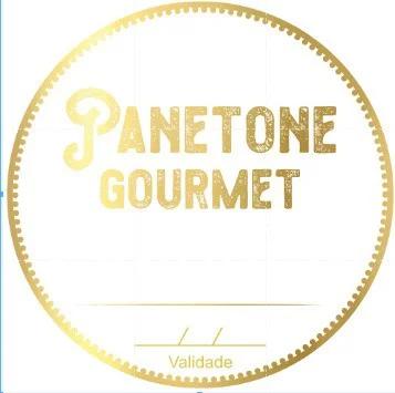 ETIQUETA REDONDA PANETONE GOURMET REF.2049 50UN STICKR