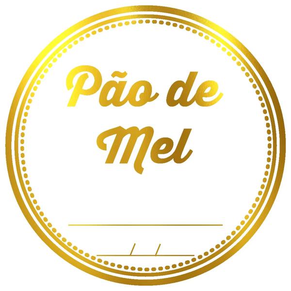 ETIQUETA REDONDA PAO DE MEL REF.2096 50UN STICKR