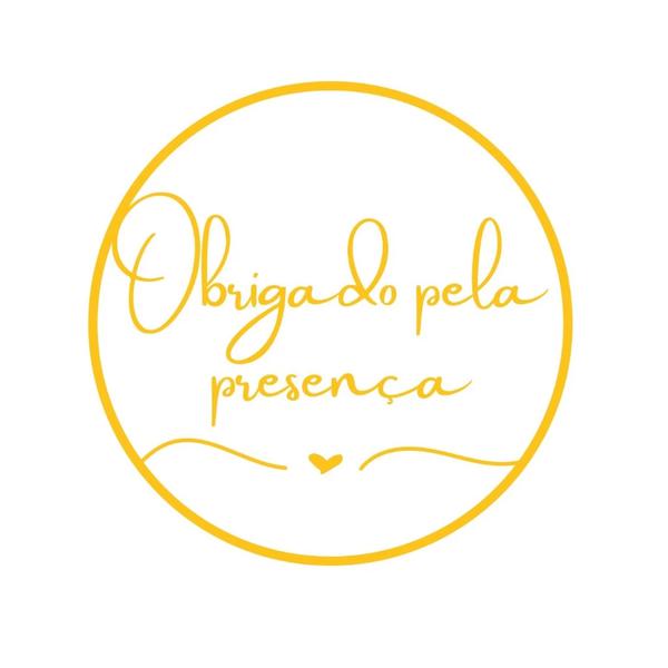 ETIQUETA REDONDA TRANSPARENTE OBRIGADA PELA PRESENCA REF.2201 30UN STICKR