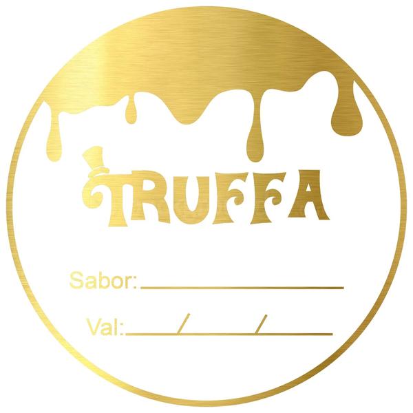 ETIQUETA REDONDA TRUFA WONKA REF.2008 50UN STICKR