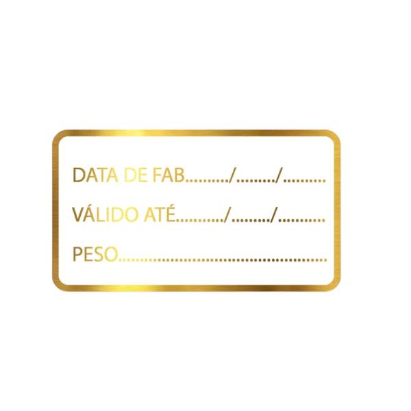 ETIQUETA RETANGULAR DATA/VALIDADE/PESO REF.2137 50UN STICKR
