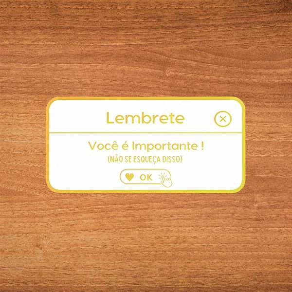 ETIQUETA RETANGULAR LEMBRETE REF.2163 50UN STICKR
