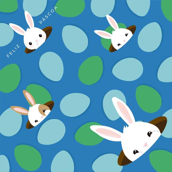 EXPRESS 39X39 COELHINHO SAI DA TOCA AZUL 25UN CROMUS