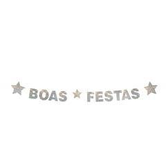 FAIXA DECORATIVA BOAS FESTAS UN REGINA