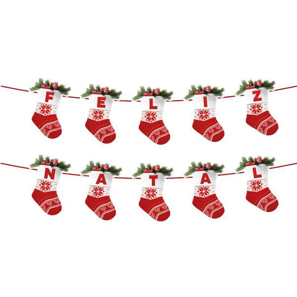 FAIXA DECORATIVA MEIAS NATAL UN REGINA