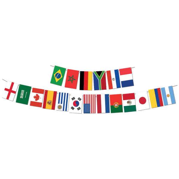 FAIXA DECORATIVA NACOES COPA 2026 UN FESTCOLOR