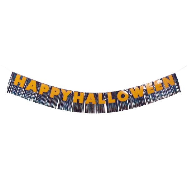 FAIXA HALLOWEEN CORTINA UN SILVER