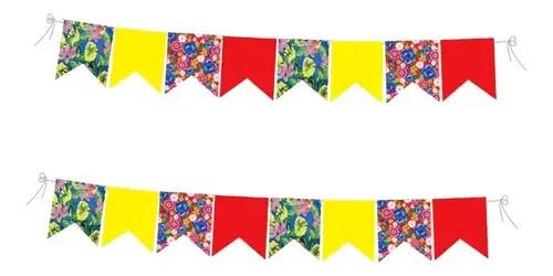 FAIXA JUNINA BANDEIRINHAS ESTAMPADAS UN PIFFER