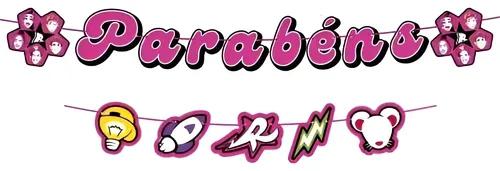 FAIXA PARABENS EMILLY VICK E DOS ROSA UN REGINA