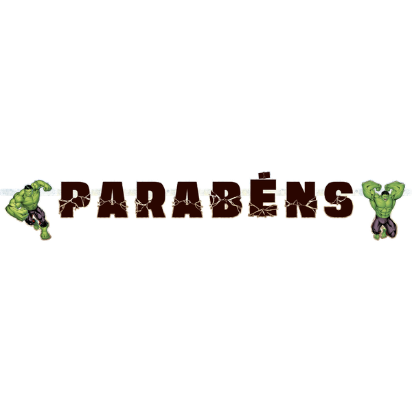 FAIXA PARABENS HULK UN REGINA