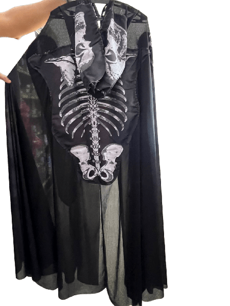 FANTASIA CAPA FANTASMA ADULTO UN ANJO