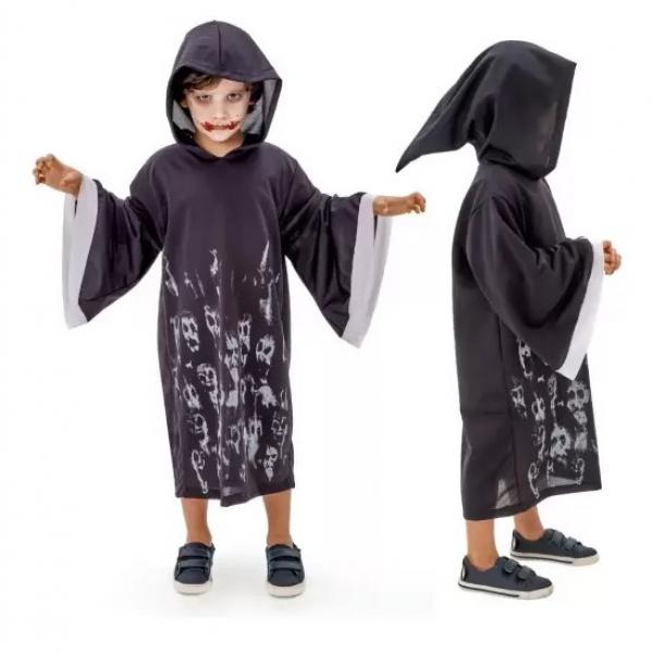 FANTASIA CAPA FANTASMA INFANTIL UN ANJO