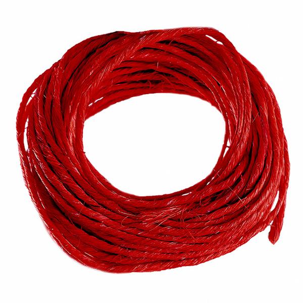 FIO DE SISAL VERMELHO 10MT UN HALLEY