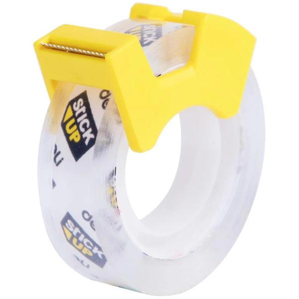 FITA ADESIVA TRANSPARENTE COM CORTADOR 2UN DELI