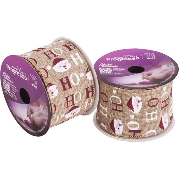 FITA ARAMADA NATAL 63MMX10MT COR 001 ELEMENTOS NATALINOS UN PROGRESSO