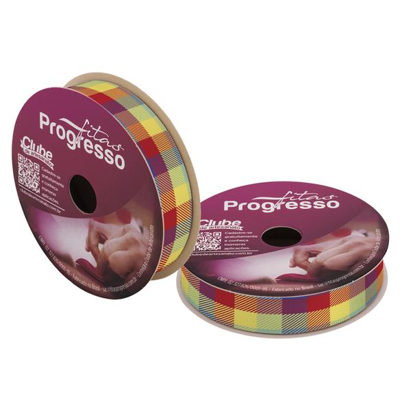 FITA CETIM 15MMX10MT COR 059 LINHA XADREZ UN PROGRESSO