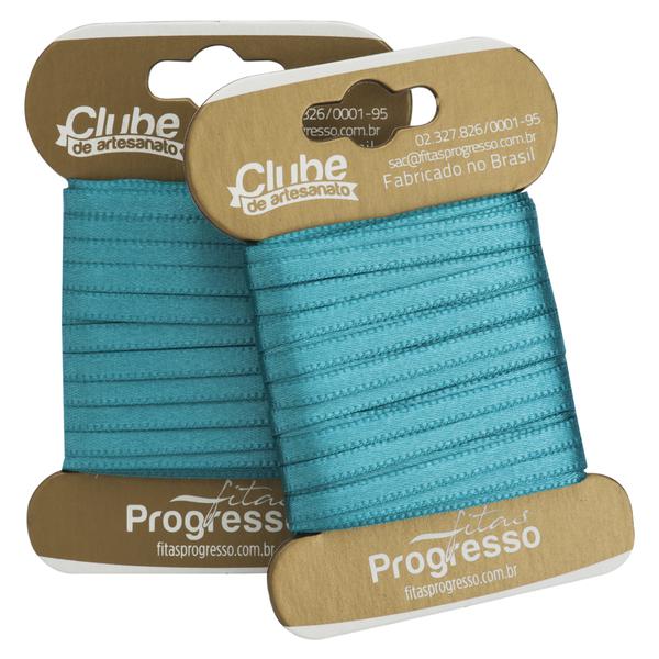 FITA CETIM DUPLO 4MMX10MT COR 1102 JADE UN PROGRESSO