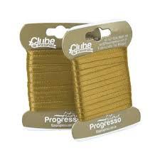 FITA CETIM DUPLO 4MMX10MT COR 1353 DOURADO UN PROGRESSO