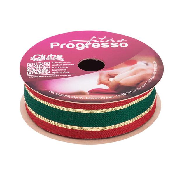 FITA CETIM NATAL 22MMX10MT COR 001 LISTRADO NATALINO LN005 UN PROGRESSO