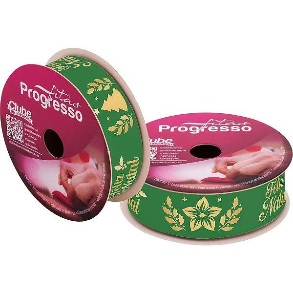 FITA CETIM NATAL 22MMX10MT COR 1002 FELIZ NATAL UN PROGRESSO