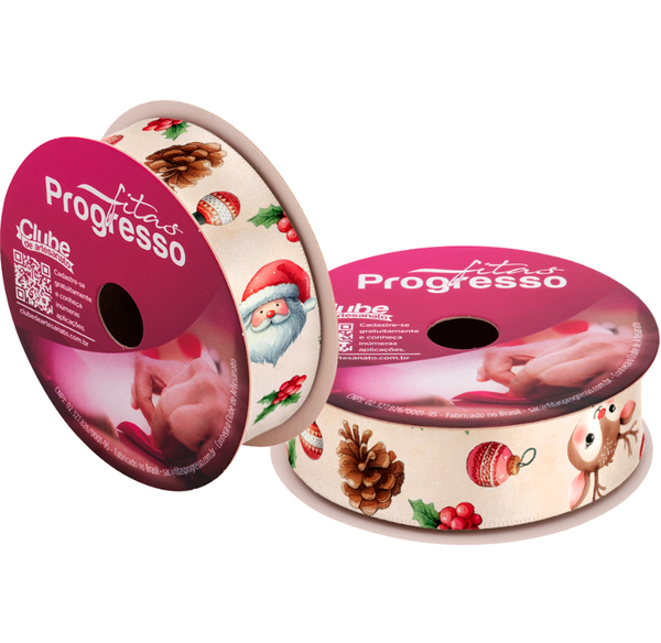 FITA CETIM NATAL 22MMX10MT COR 1083 ELEMENTOS NATALINOS ECF005H UN PROGRESSO