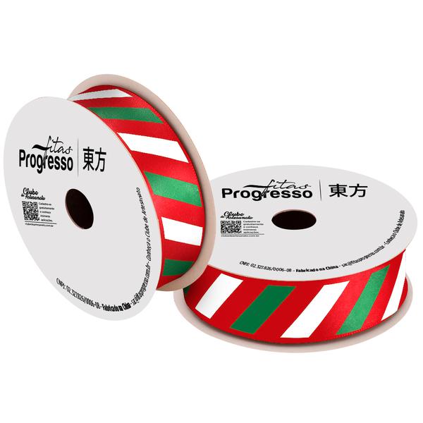 FITA CETIM NATAL 22MMX10MT COR 307 LISTRADO NATALINO UN PROGRESSO