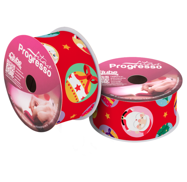 FITA CETIM NATAL 38MMX10MT COR 067 ELEMENTOS NATALINOS ECF009F UN PROGRESSO