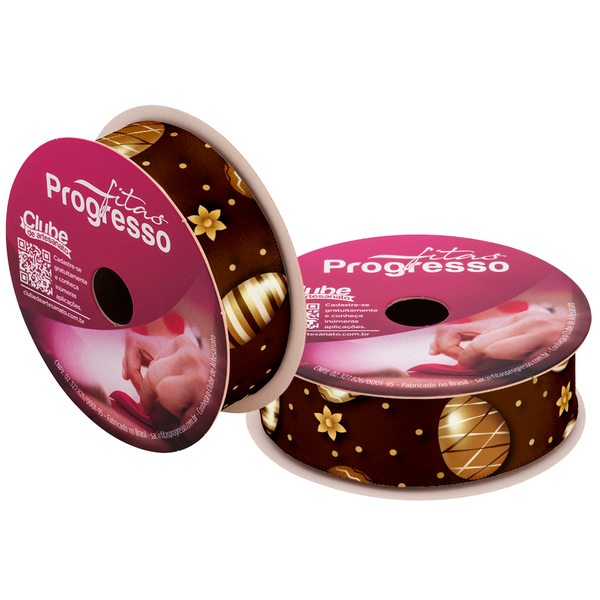 FITA CETIM PASCOA 22MMX10MT COR 196 OVOS LISTRADOS UN PROGRESSO