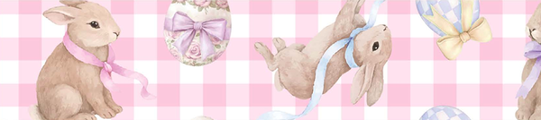 FITA CETIM PASCOA 38MMX10MT COR 073 COELHOS XADREZ ROSA UN PROGRESSO