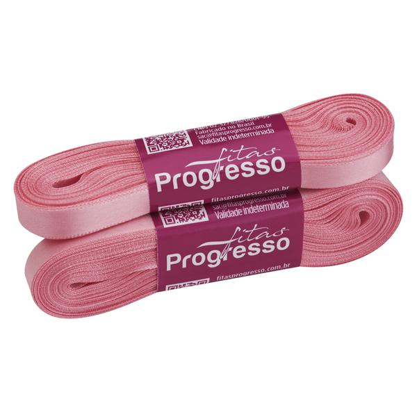 FITA CETIM SIMPLES 10MMX10MT COR 009 ROSA PETALA UN PROGRESSO