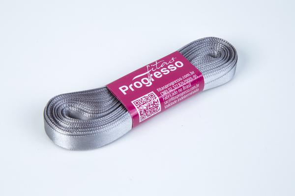 FITA CETIM SIMPLES 10MMX10MT COR 1222 CINZA UN PROGRESSO