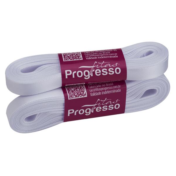 FITA CETIM SIMPLES 10MMX10MT COR 201 BRANCO UN PROGRESSO