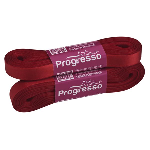 FITA CETIM SIMPLES 10MMX10MT COR 209 VERMELHO UN PROGRESSO