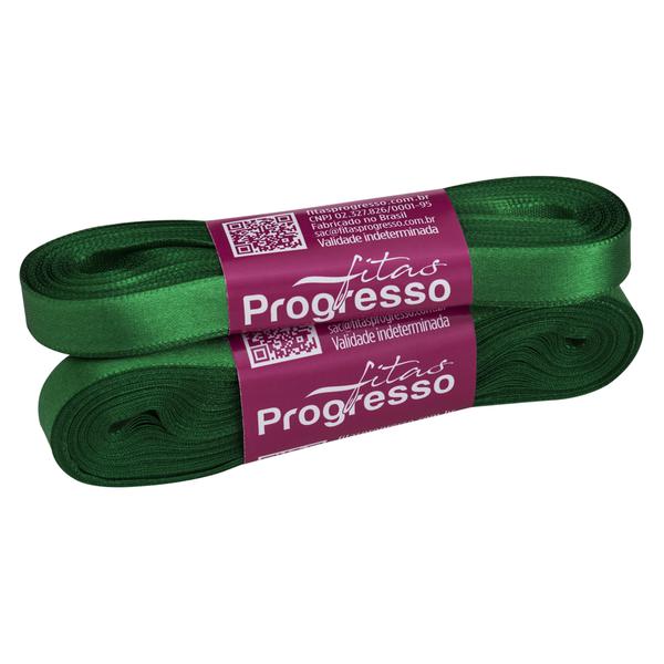 FITA CETIM SIMPLES 10MMX10MT COR 217 VERDE BANDEIRA UN PROGRESSO