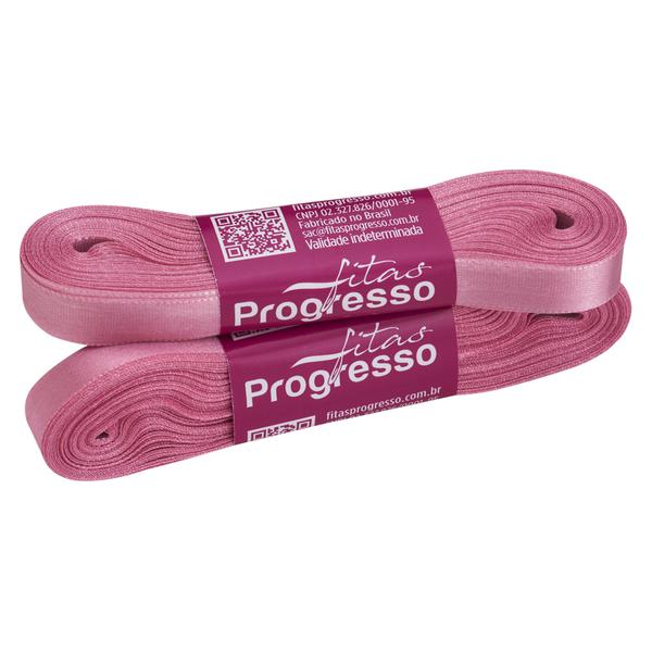 FITA CETIM SIMPLES 10MMX10MT COR 240 ROSA ESCURO UN PROGRESSO
