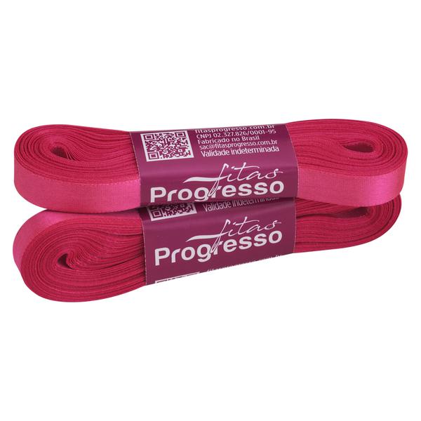 FITA CETIM SIMPLES 10MMX10MT COR 279 ROSA CITRICO UN PROGRESSO