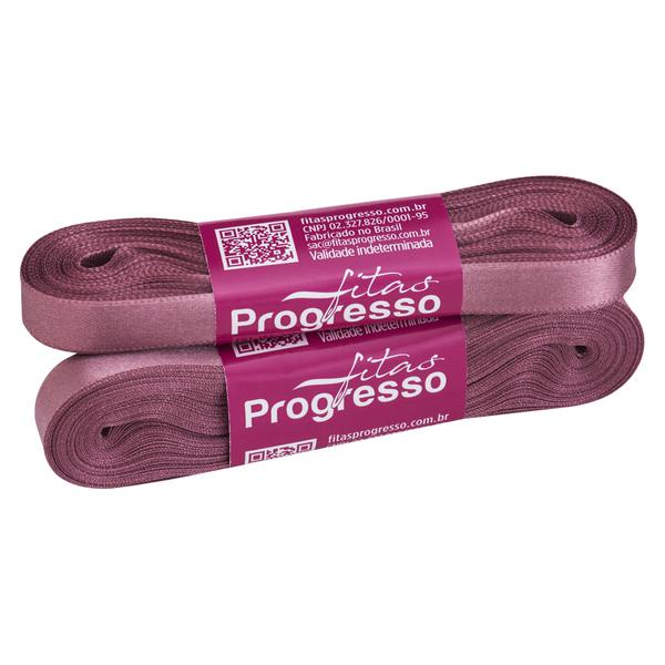 FITA CETIM SIMPLES 10MMX10MT COR 344 ROSE UN PROGRESSO