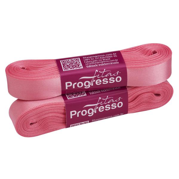 FITA CETIM SIMPLES 15MMX10MT COR 009 ROSA PETALA UN PROGRESSO