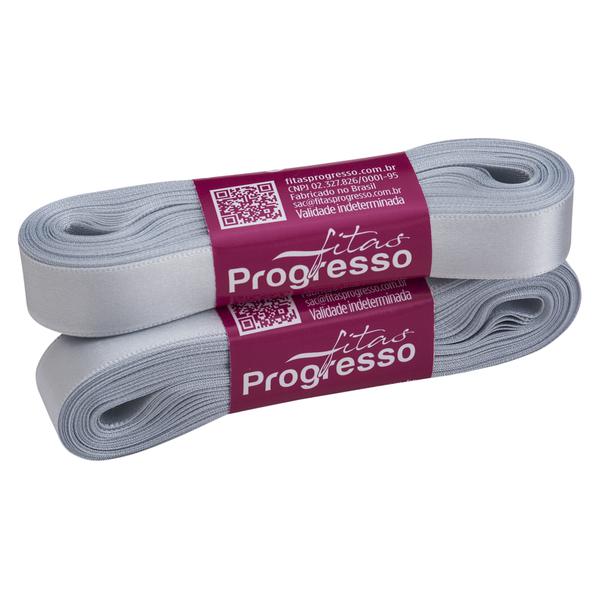 FITA CETIM SIMPLES 15MMX10MT COR 084 PRATA UN PROGRESSO