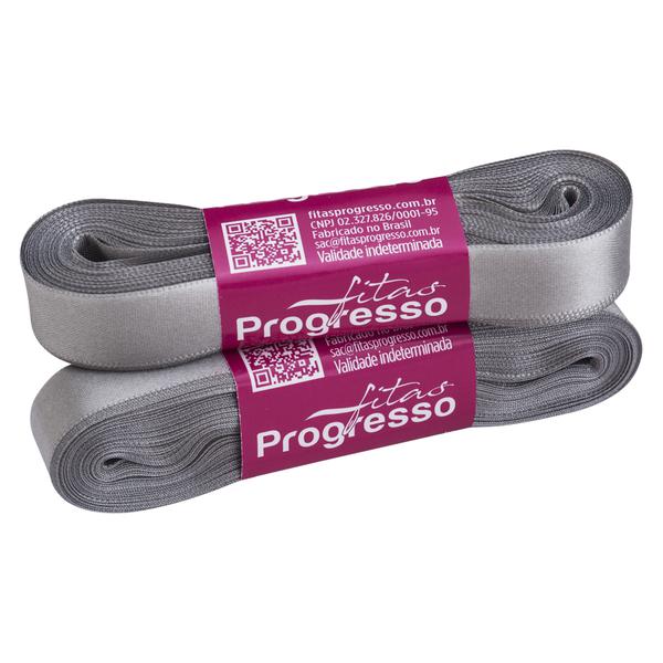 FITA CETIM SIMPLES 15MMX10MT COR 1222 CINZA UN PROGRESSO