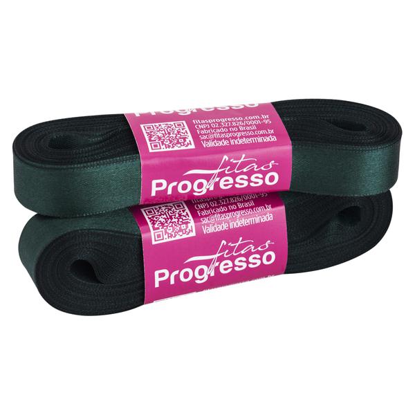 FITA CETIM SIMPLES 15MMX10MT COR 1287 VERDE PETRÓLEO UN PROGRESSO