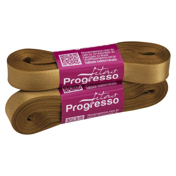 FITA CETIM SIMPLES 15MMX10MT COR 1353 DOURADO UN PROGRESSO