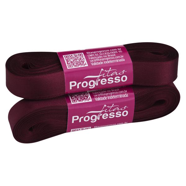 FITA CETIM SIMPLES 15MMX10MT COR 1355 MARSALA UN PROGRESSO