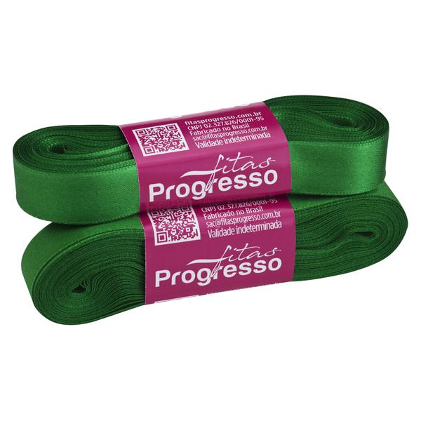 FITA CETIM SIMPLES 15MMX10MT COR 217 VERDE BANDEIRA UN PROGRESSO