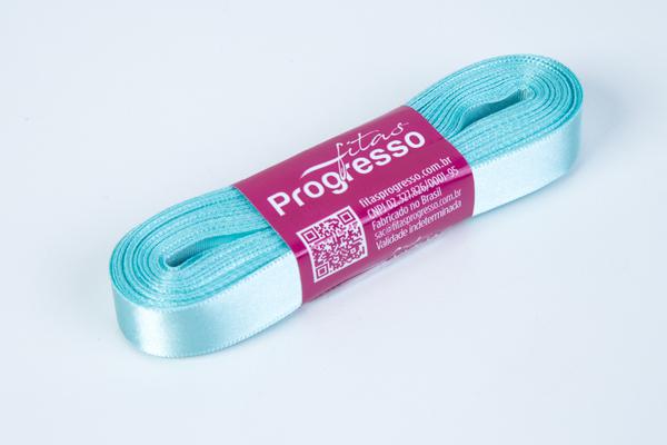 FITA CETIM SIMPLES 15MMX10MT COR 247 AZUL TIFFANY UN PROGRESSO